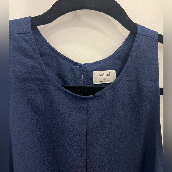 Aritzia A-line navy mini dress - Picture 3 of 3